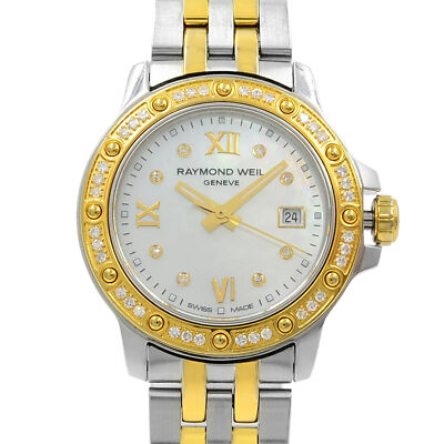 RAYMOND WEILレディース腕時計 Raymond Weil Tango Gold Tone Steel MOP Dial Quartz Ladies Watch