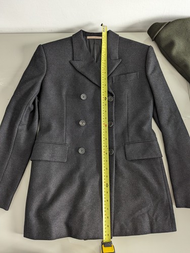 Christopher Kane Double Breasted Grey Woman's Blazer Wool & Mohair Size UK10 - Picture 17 of 17