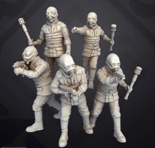 Half-Life Combine Troops Proxy Models 5-Pk 3D Printed