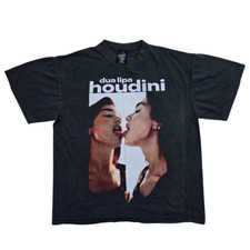 Vintage 90s Dua Lipa Houdini Mirror Single Stitch T Shirt XL Mint Sexy Reprint