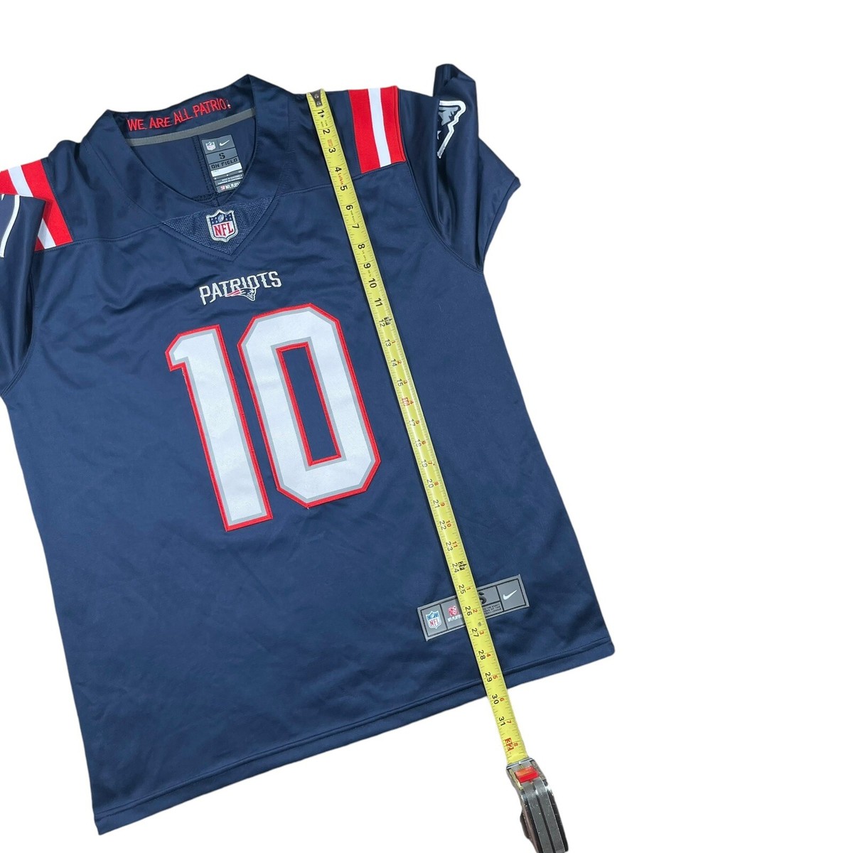 Nike On Field NFL New England Patriots Jersey 10 Mac Jones Jersey