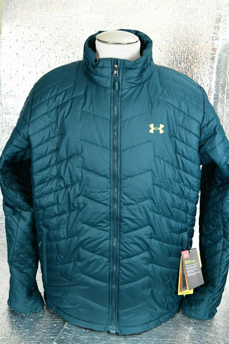 NEW Under Armour Men ColdGear Reactor Jacket MagZip Arden Green