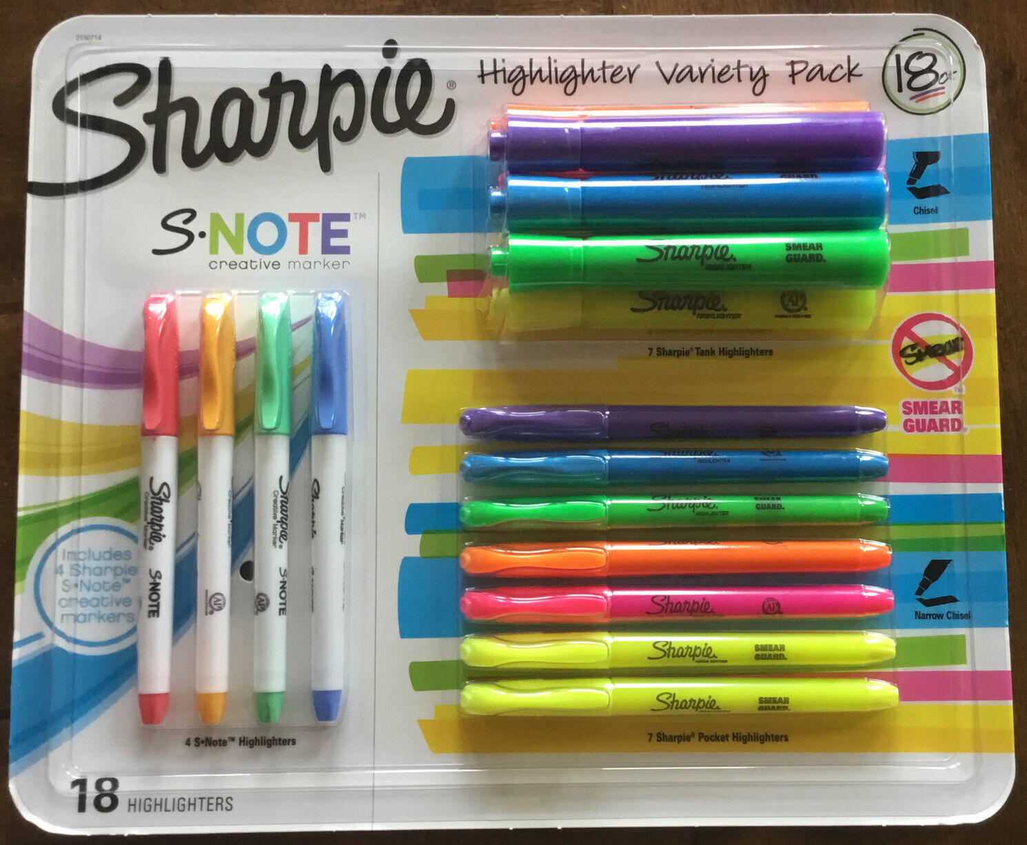 Sharpie Highlighter Pack 18ct Tank, Pocket, and New |