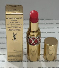 YSL Yves Saint Laurent Rouge Volupte Shine Lipstick 163 SHOWSTOPPING ROSE