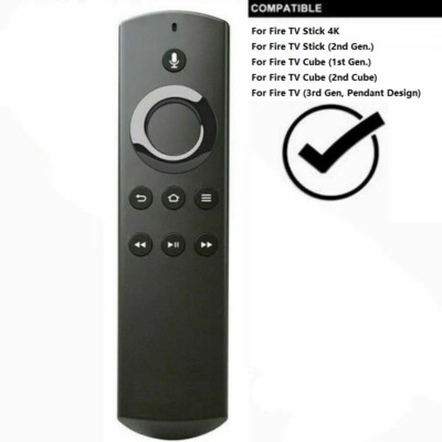Alexa Voice Fernbedienung DR49WK B für Amazon Fire TV Stick Box Media Player RF
