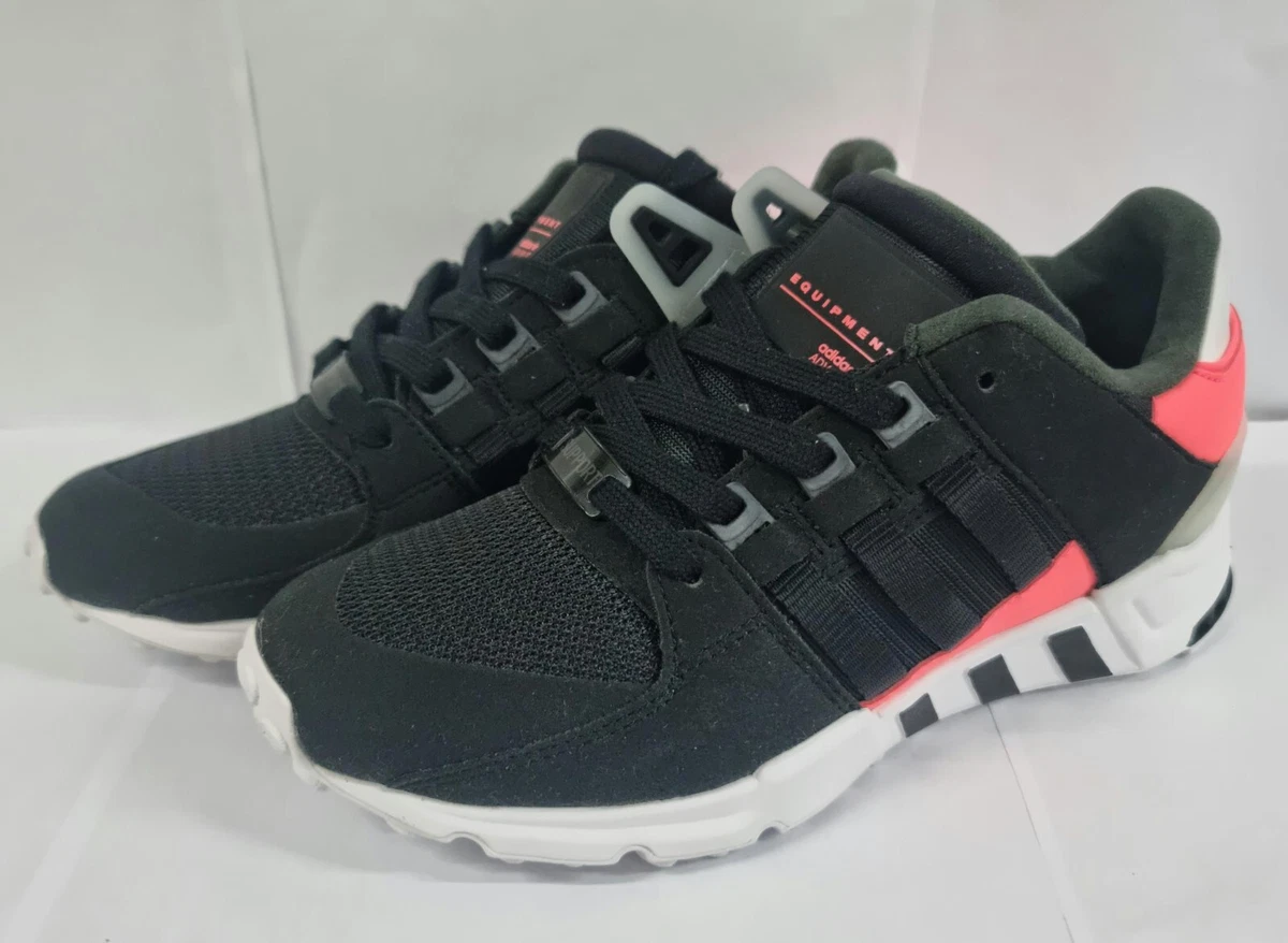 Mens eqt top trainers black