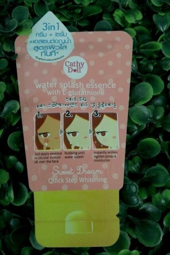 cathy doll water splash essence with l glutathione 2 x CATHY DOLL KARMART L-GLUTATHIONE WHITENING MAGIC CREAM SUNSCREEN SPF50  60 ML