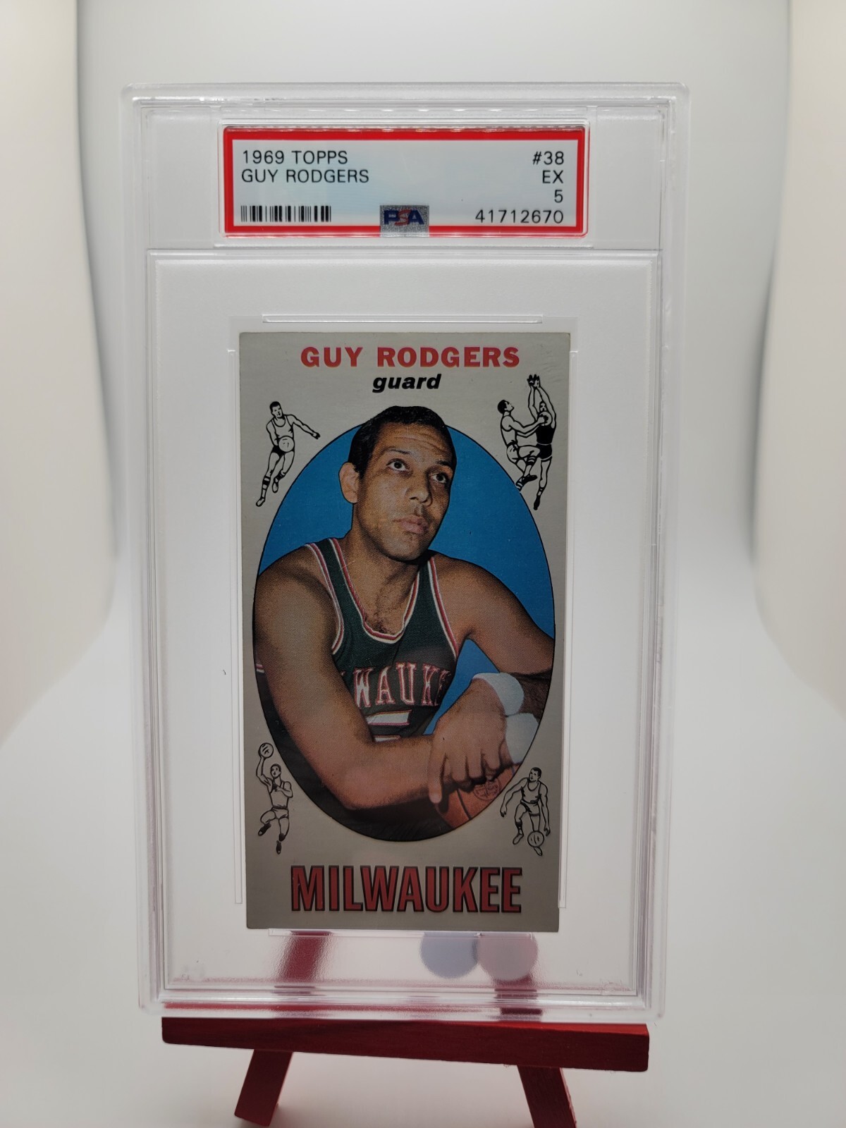 1969 Topps Basketball Guy Rodgers #38 PSA 5