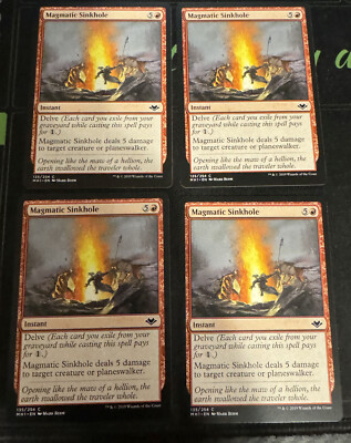 MTG Sinkhol 陥没孔 英語 ベータ 4枚セット Sinkhole - Beta Edition - Magic: The Gathering - TCGplayer.com
