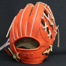 Mizuno Pro Baseball Hard Glove HAGA JAPAN Infield Custom Order Made in JAPAN
