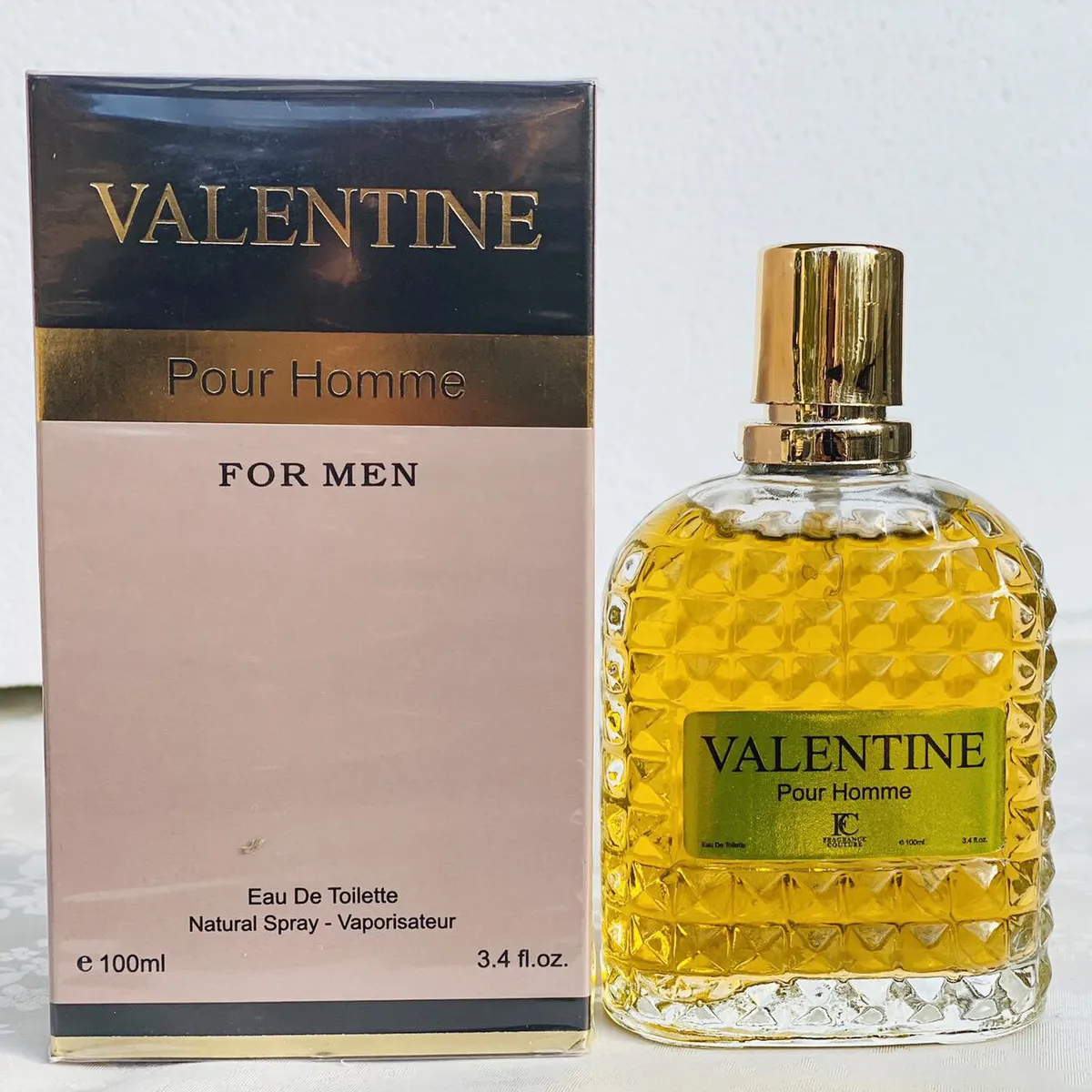 PERFUME FOR Men By Fragrance Couture Valentine Pour Homme De Toilette 100ML