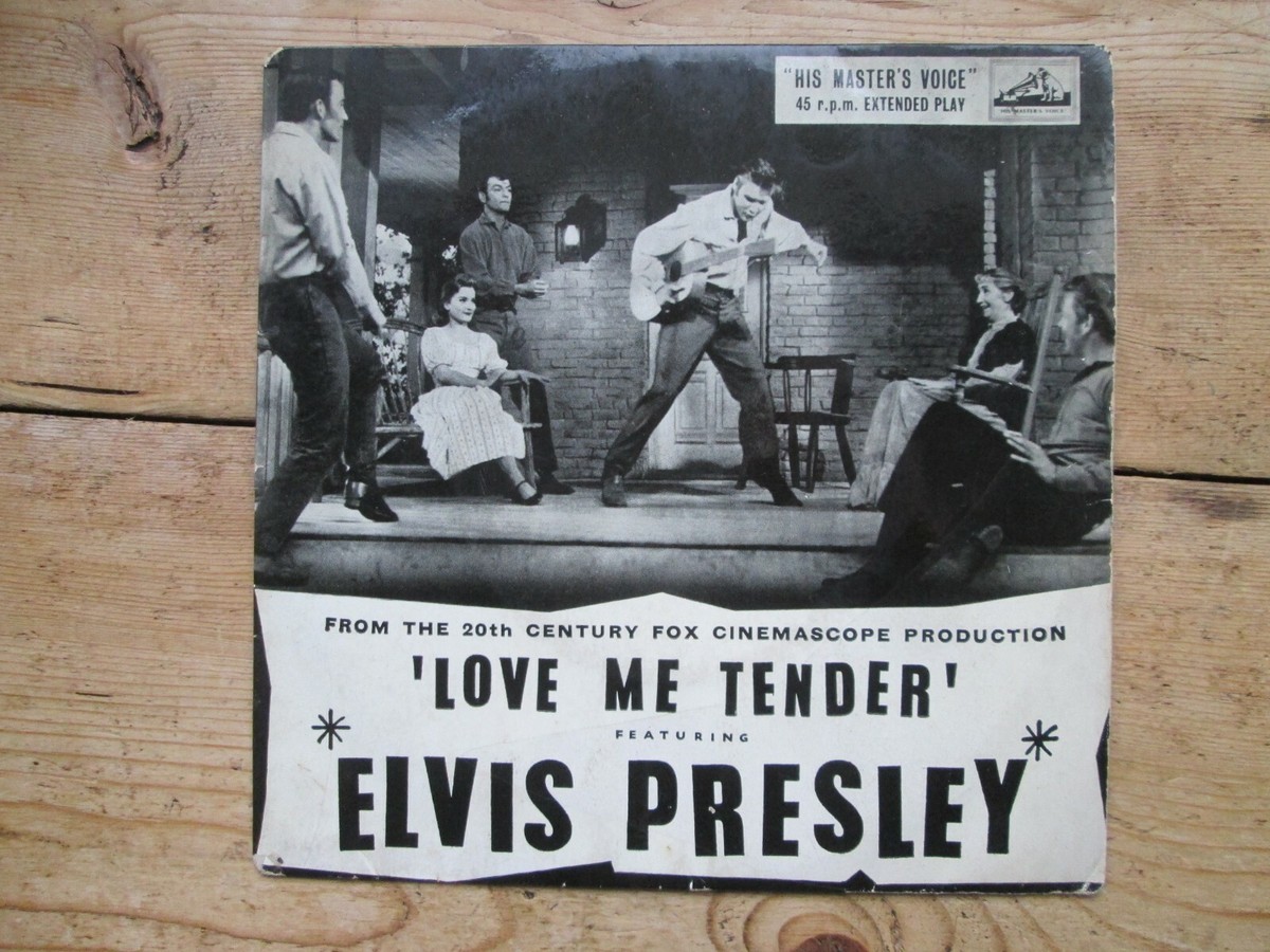 LOVE ME TENDER - ELVIS PRESLEY 45 RPM VINYL HIS MASTERS VOICE