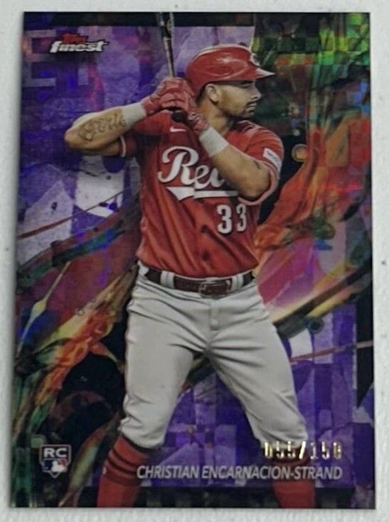 2024 Christian Encarnacion-Strand Finest #4 Purple Checkerboard Refractor 55/150