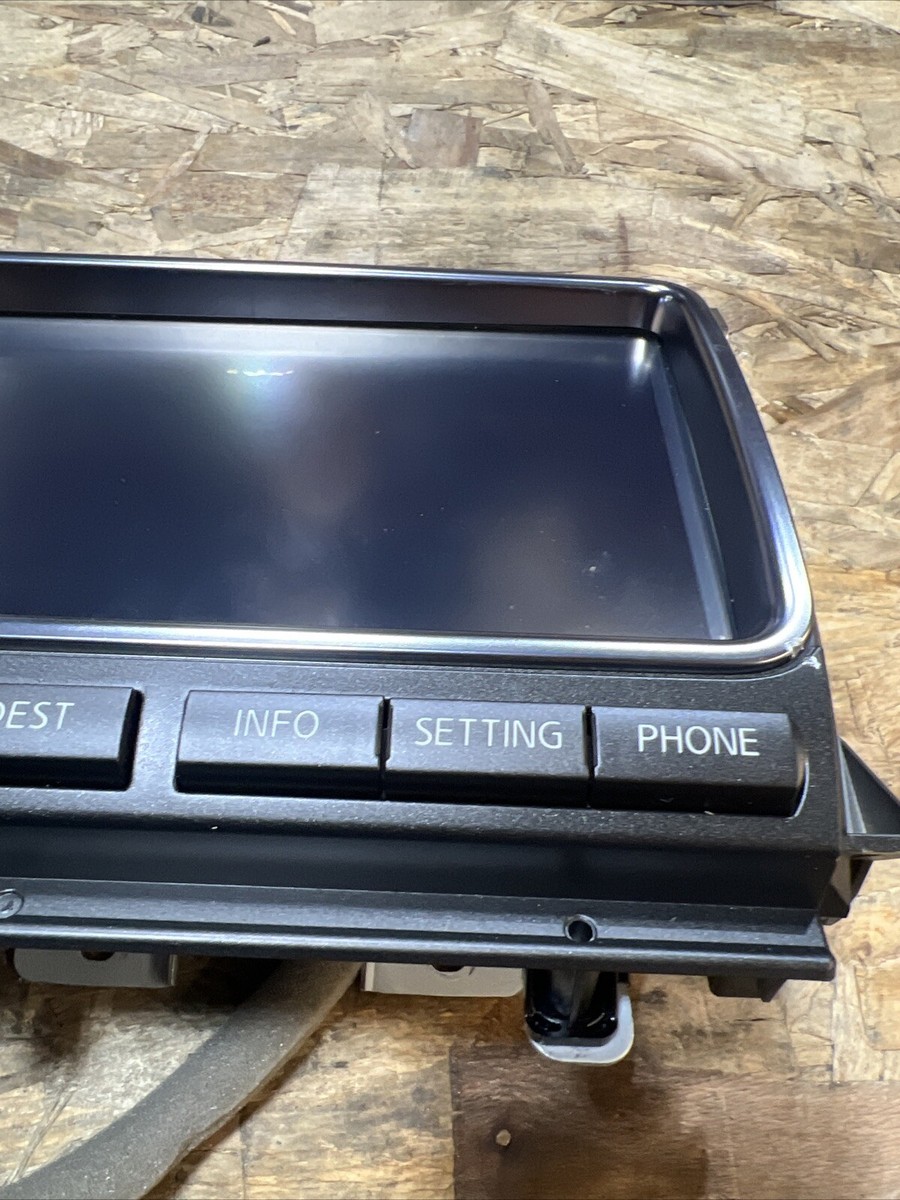 2014 NISSAN R35 GTR GT-R DBA GPS RADIO NAVIGATION DISPLAY SCREEN