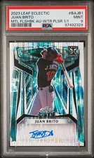 2023 LEAF ECLECTIC JUAN BRITO METAL FLASHBACK AUTO WATER PULSAR #1/1 PSA 9
