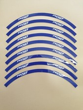 YAMAHA PW 50 BLUE RIM TAPE GRAPHICS WHEEL RIM DECALS STICKERS