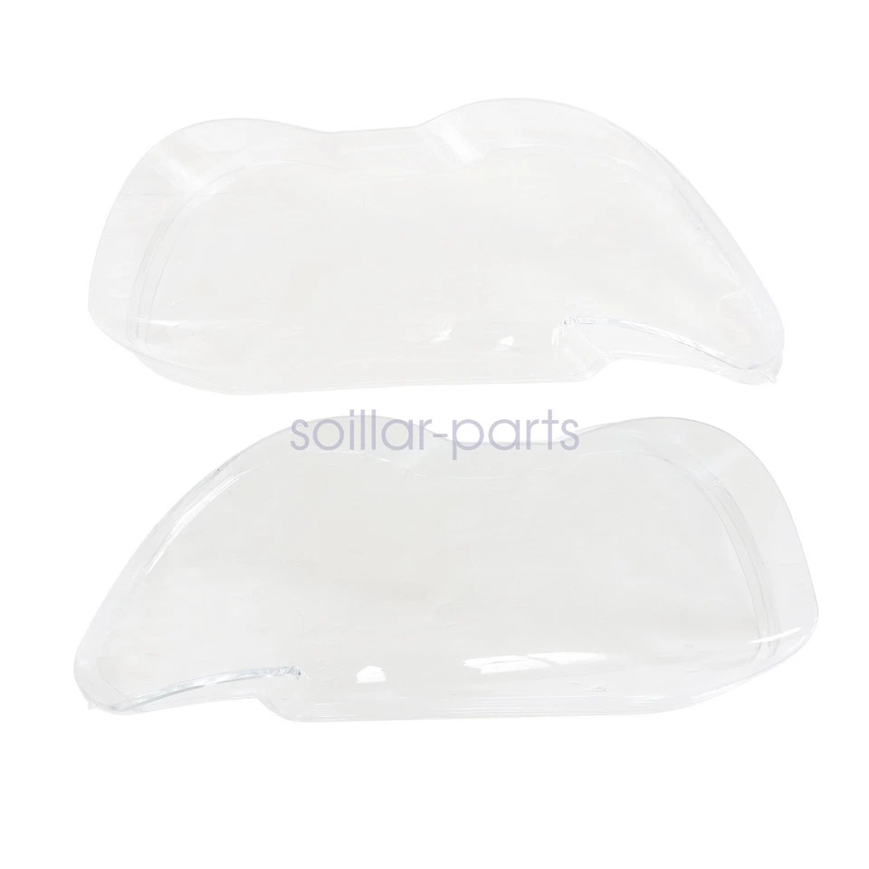 Par de cubiertas de lente de faros para BMW Serie 7 E65 E66 745i 760Li 2002-2005 Foto 2 de 4