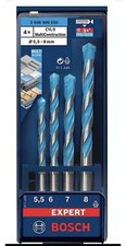 Bosch 4 Piece Robust Line Multi Tile,Masonry,Wood Drill Bit Set,CYL-176210261120
