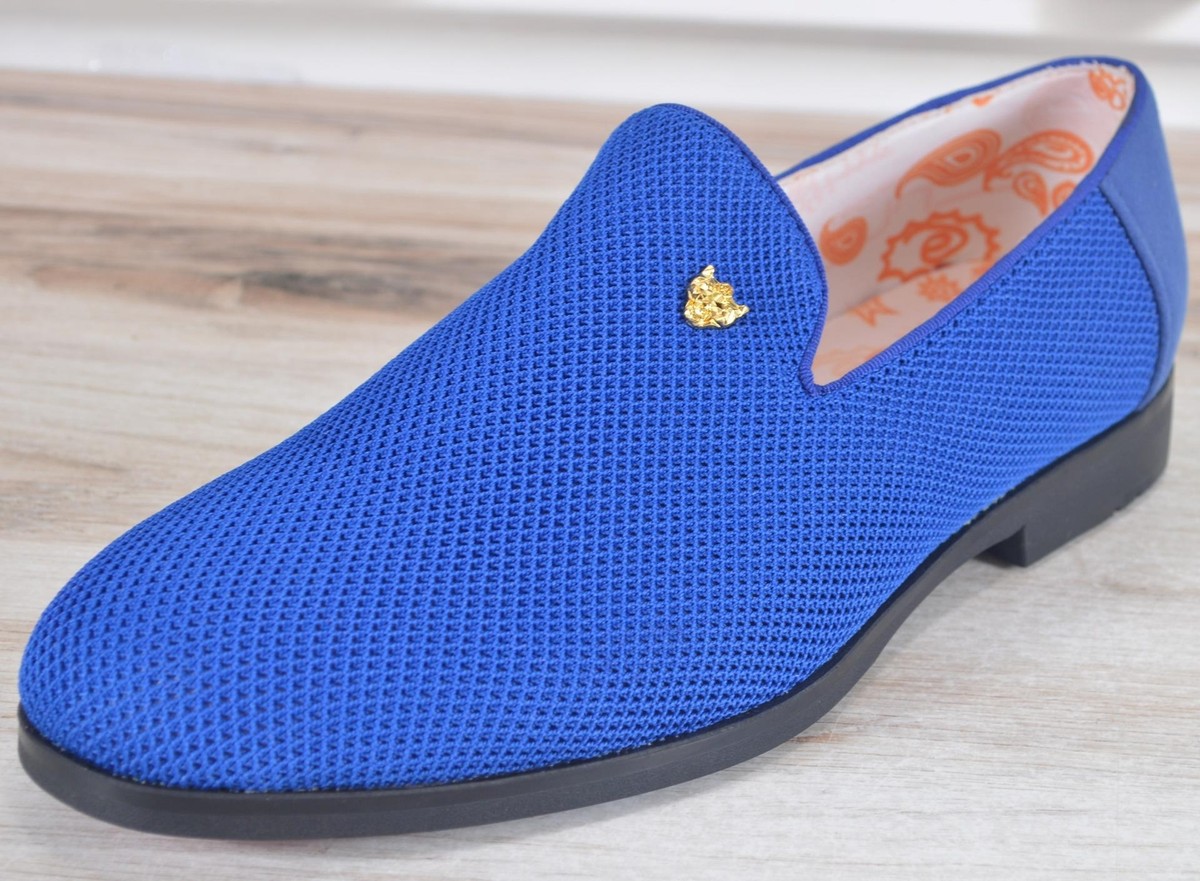 Men\'s Robert Graham Blue Slip on Loafers Dress/Business Shoes Size 9.5 Robert Graham men main image 2