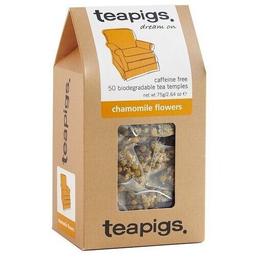 Teapigs Chamomile Flowers 50 Tea Temples Tea Bags