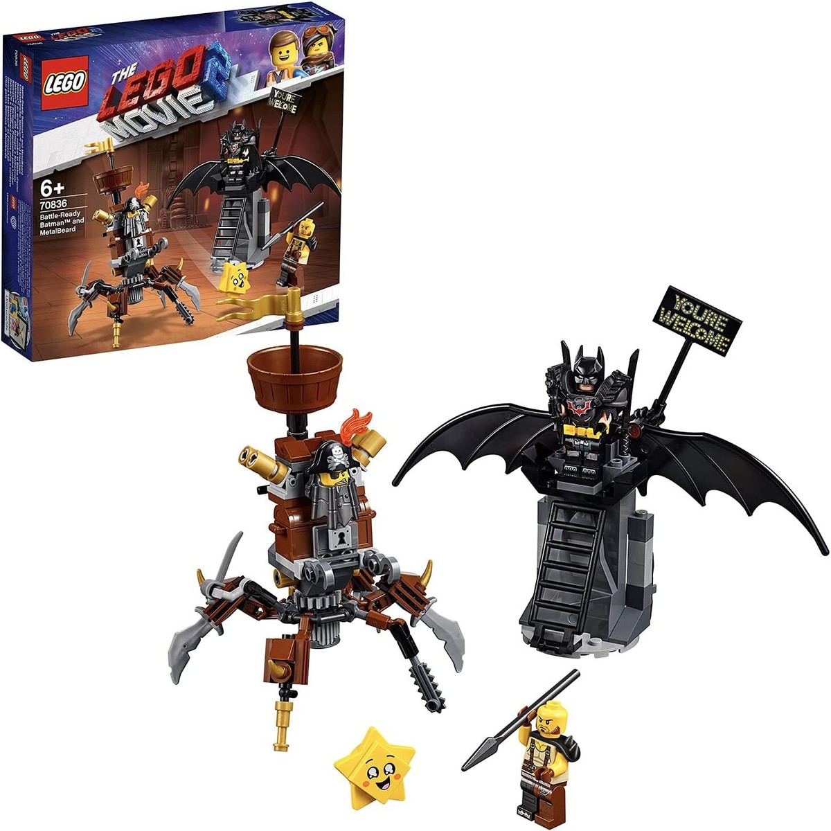 LEGO 70836 The Movie 2 Battle-Ready Batman and MetalBeard