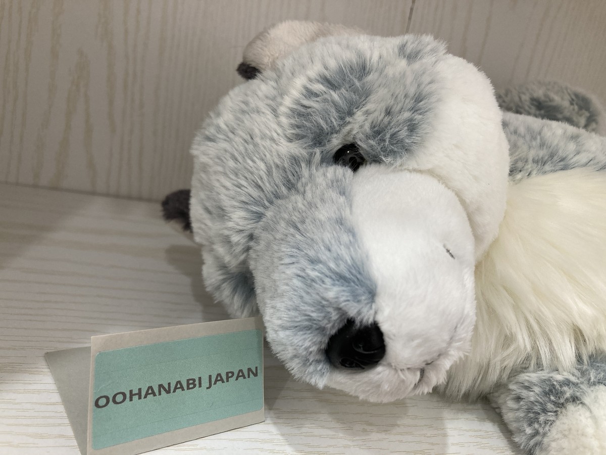 Sun Lemon Knee Wolf Plush Toy Size M P-4992 Japan kawaii Sun Lemon Knee Wolf Plush Toy Size M P-4992 Japan kawaii