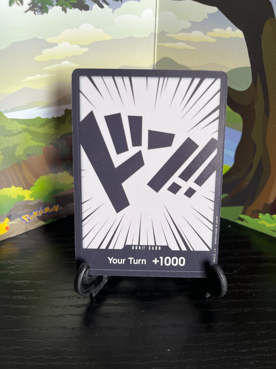 Your Turn +1000 - Don Card - One Piece Card Game - English | eBay