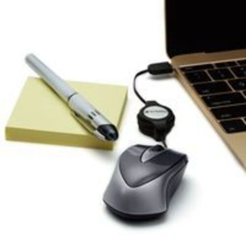 Verbatim Americas Llc 99235 Mini Travel Optical Mouse Usb-C Devices Black - Picture 2 of 3