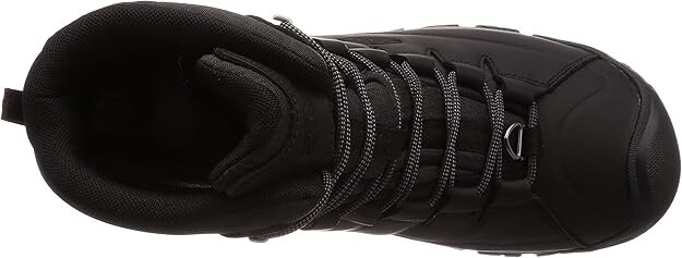 Stivali da neve KEEN uomo Targhee pizzo alto polare impermeabili isolati nero corvo 9