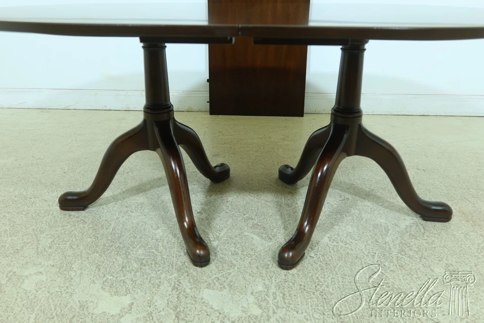 L53798EC: Mesa de comedor colonial Williamsburg caoba Kittinger CW-66 Foto 4 de 4