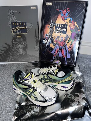 Size UK4-US5 - ASICS Kith x Marvel x GT 2160 Green Goblin NO COMIC 