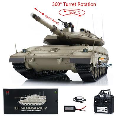 1/16 Henglong 360° Drehturm RC Kampfpanzer Kunststoff IDF Merkava MKIV 3958