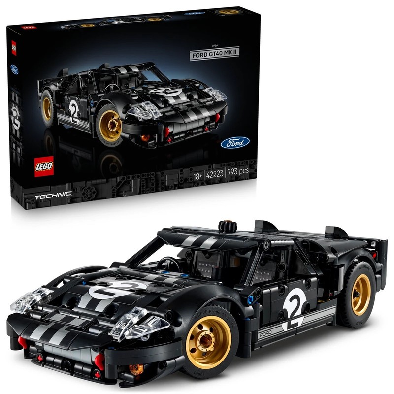 LEGO Technic 1966 Ford GT40 MKII Race Car for Adults (42223) New & Sealed