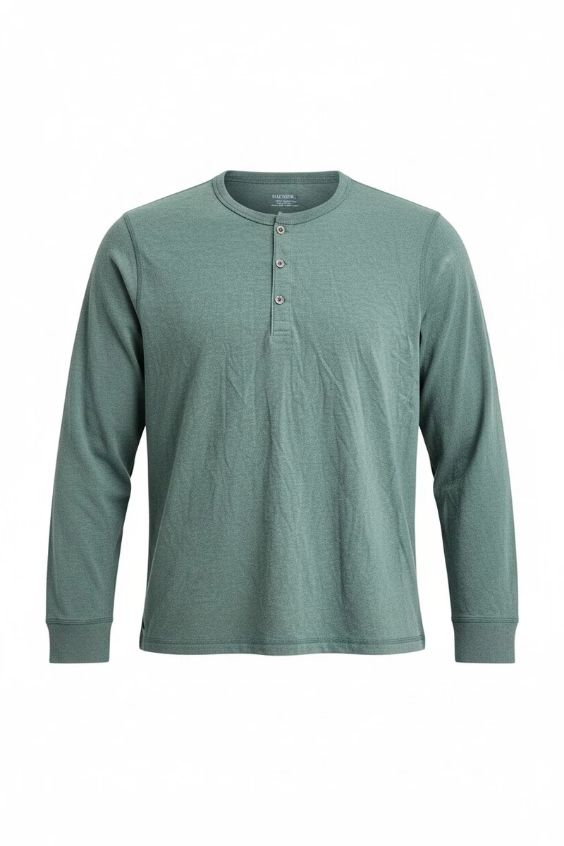 Chemise Untuckit Homme 2XL Gris Lin Manches Longues Boutonnée