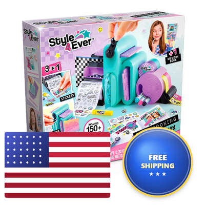 Canal Toys Style 4 Ever Scrapbooking Station Unique 3-In-1 Scrapbooking Station