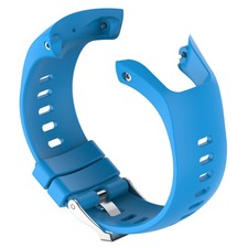 Blue Silicone Wristband Watch Strap For Suunto Spartan Trainer Wrist HR.