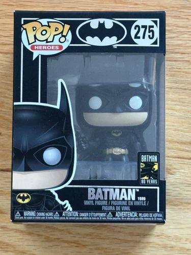 Funko Pop Batman 1989 #275 Heroes 80 Yrs DC Comics Vinyl Black Box Unopened New!