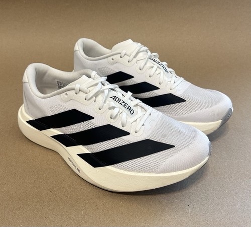 Adidas Adizero Evo SL White/Black Road Running Shoes JH6208 Women Size 9