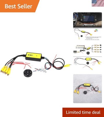 Video Switcher 4 Input Car Camera Video Converter Auto Parts