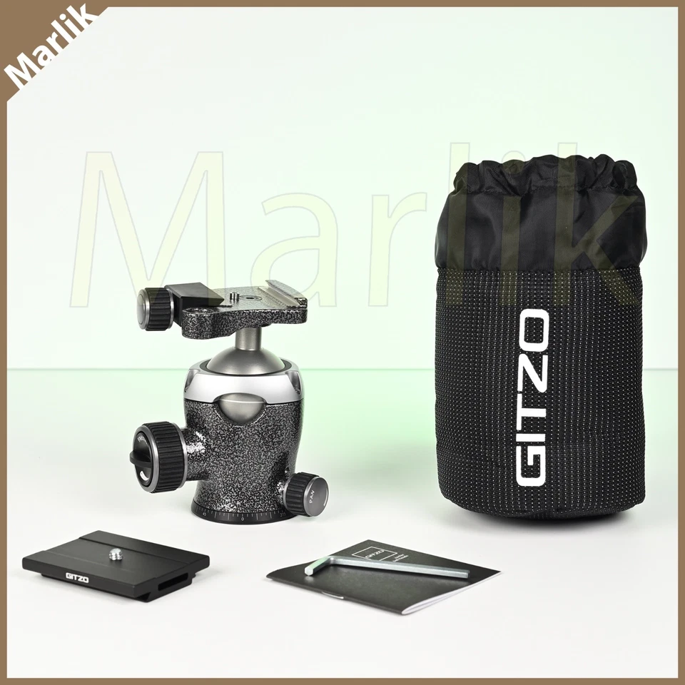 Gitzo GH3382QD Series 3 Center Ball Head for tripod w Arca-Type QR Clamp & Plate - Image 3 of 4
