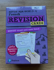 Pearson Revise AQA GCSE (9-1) French Revision Cards Flashcards Online Edition