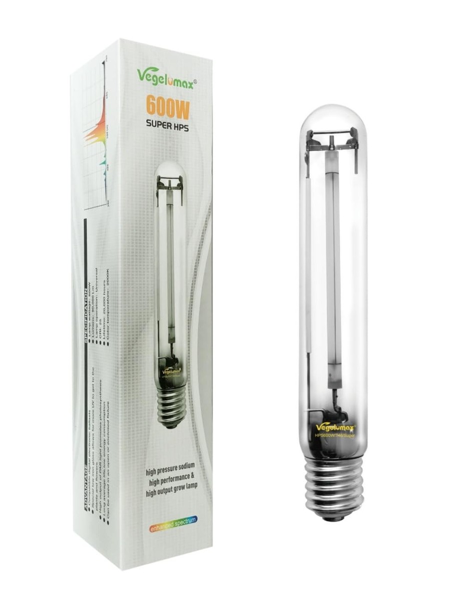 植物育成ライト HPS 600W 600Watt Hydroponic High Pressure Sodium HPS Grow Light Bulb Lamp