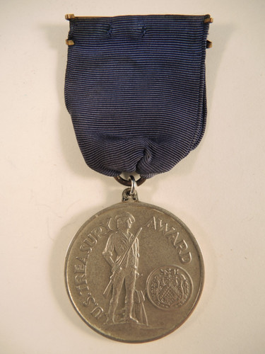 U.S. Treasury award savings bond program for patriotic service medal WW I
