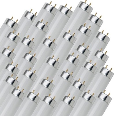 30Pack T12 Linear Fluorescent Tube Light Bulb, 30W, 6500K, 1750LM, E26 G13