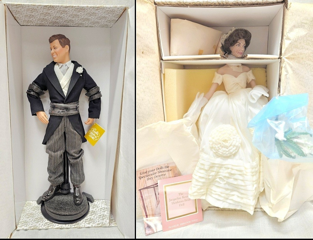 Jackie + John F Kennedy Bride Groom Ds36