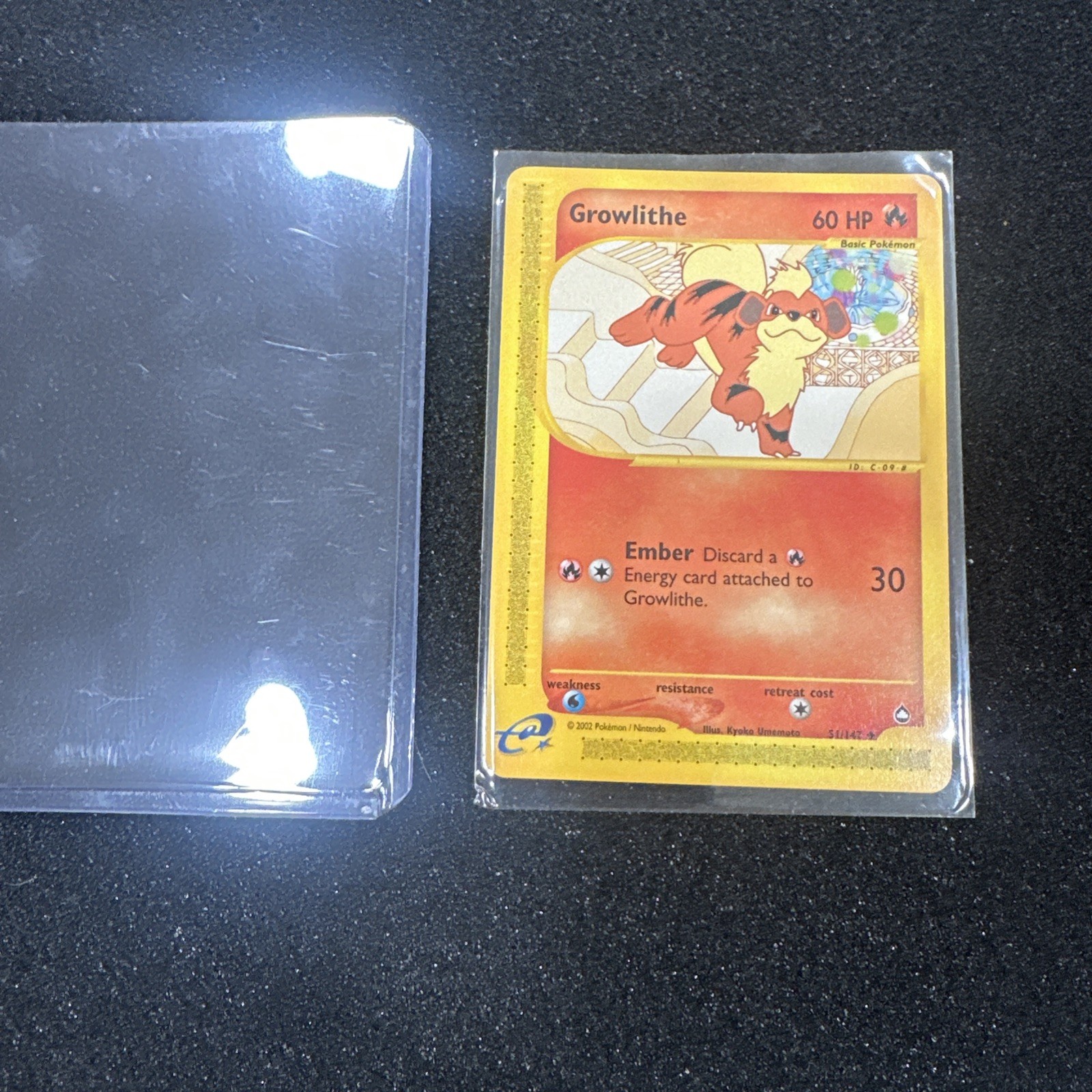 Pokemon Growlithe Aquapolis #51 (2003) MINT Condition Vintage  Card