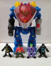 Mattel Imaginext DC Super Friends Superman Battle Mech Robot & Figures Batt Inc