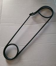 Black Metal Loop Wall Hanging Safety Pin Architectural Decor