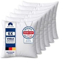 Gentle North Kopfkissen - 6er Set Kissen für Bett und Deko Waschbar bis 60°