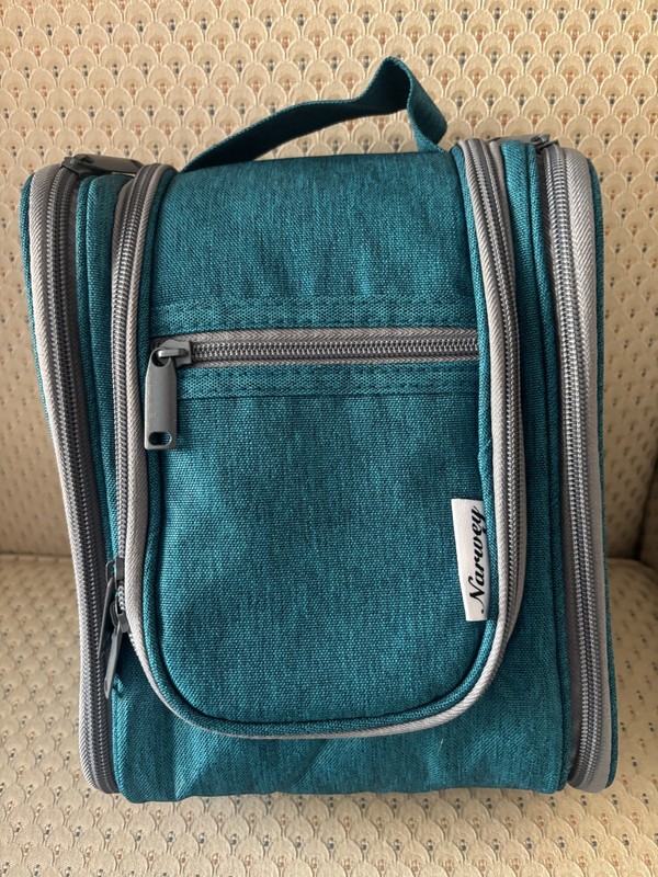 Hanging Travel Toiletry Bag  - Teal - Narwey
